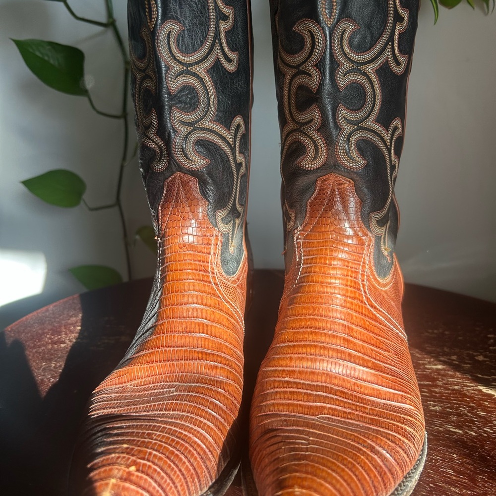 Vintage Larry Mahan Western Boots - Picture 2 of 9